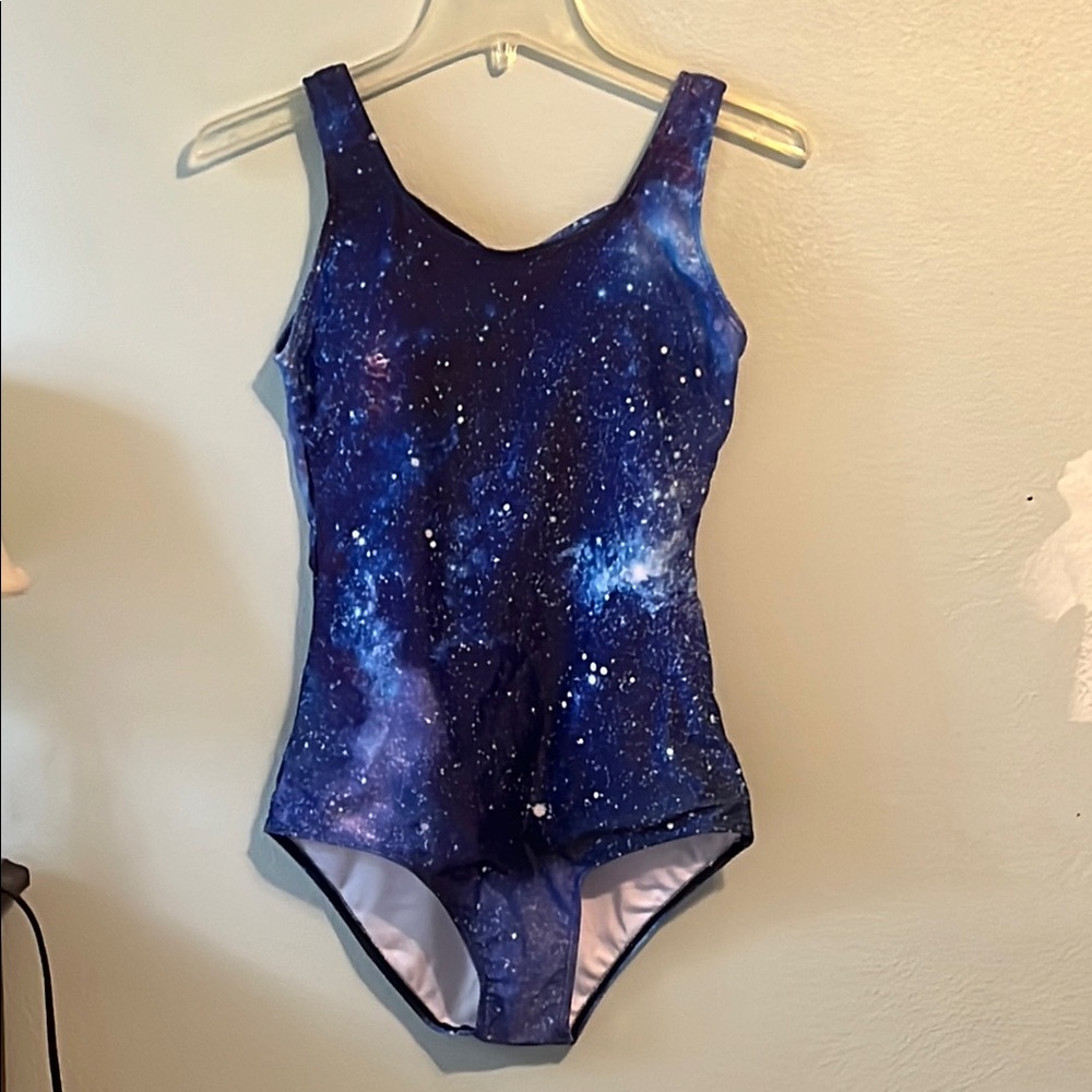 Galaxy Print One Piece Swimsuit